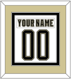 Pittsburgh Nameplate & Number (Back) Combined - 2014 Stadium Series White - Double Mat 3