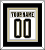 Pittsburgh Nameplate & Number (Back) Combined - 2014 Stadium Series White - Double Mat 4