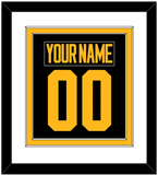 Pittsburgh Nameplate & Number (Back) Combined - 2019 Stadium Series Black - Double Mat 1