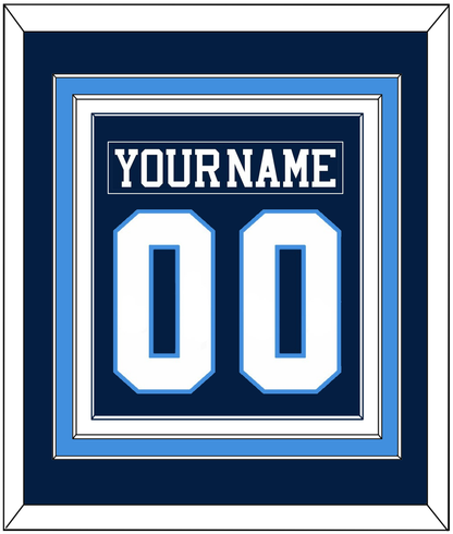 Pittsburgh Nameplate & Number (Back) Combined - Road Blue (1977-1980) - Premier Tier 3