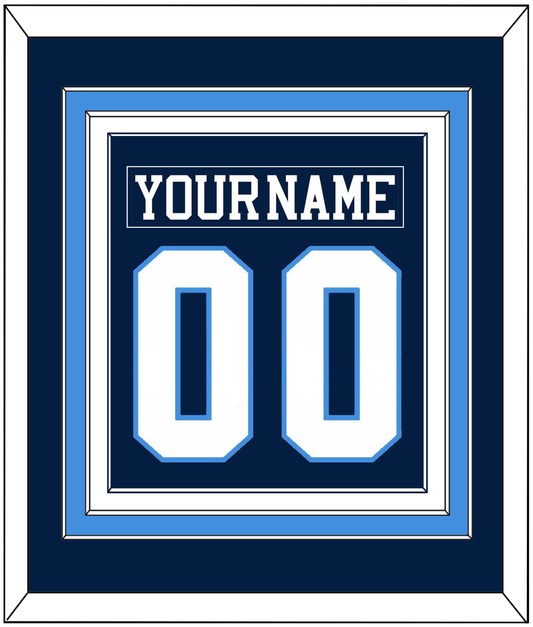 Pittsburgh Nameplate & Number (Back) Combined - Road Blue (1977-1980) - Premier Tier 3