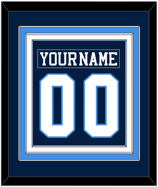 Pittsburgh Nameplate & Number (Back) Combined - Road Blue (1977-1980) - Premier Tier 3