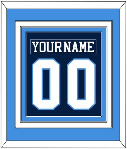 Pittsburgh Nameplate & Number (Back) Combined - Road Blue (1977-1980) - Premier Tier 5