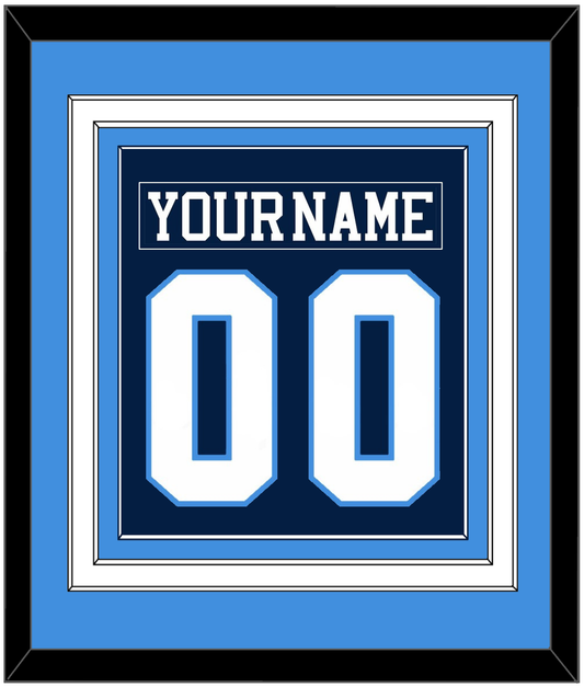 Pittsburgh Nameplate & Number (Back) Combined - Road Blue (1977-1980) - Premier Tier 5