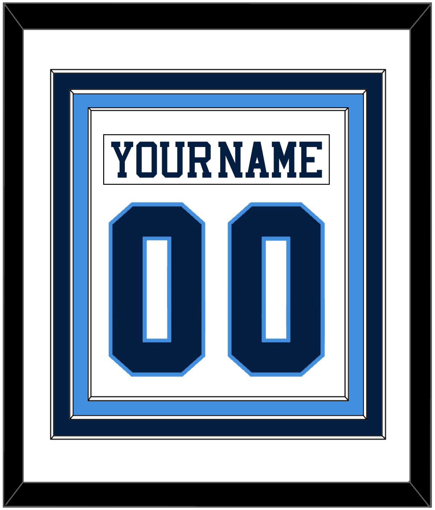 Pittsburgh Nameplate & Number (Back) Combined - Home White (1977-1980) - Premier Tier 1