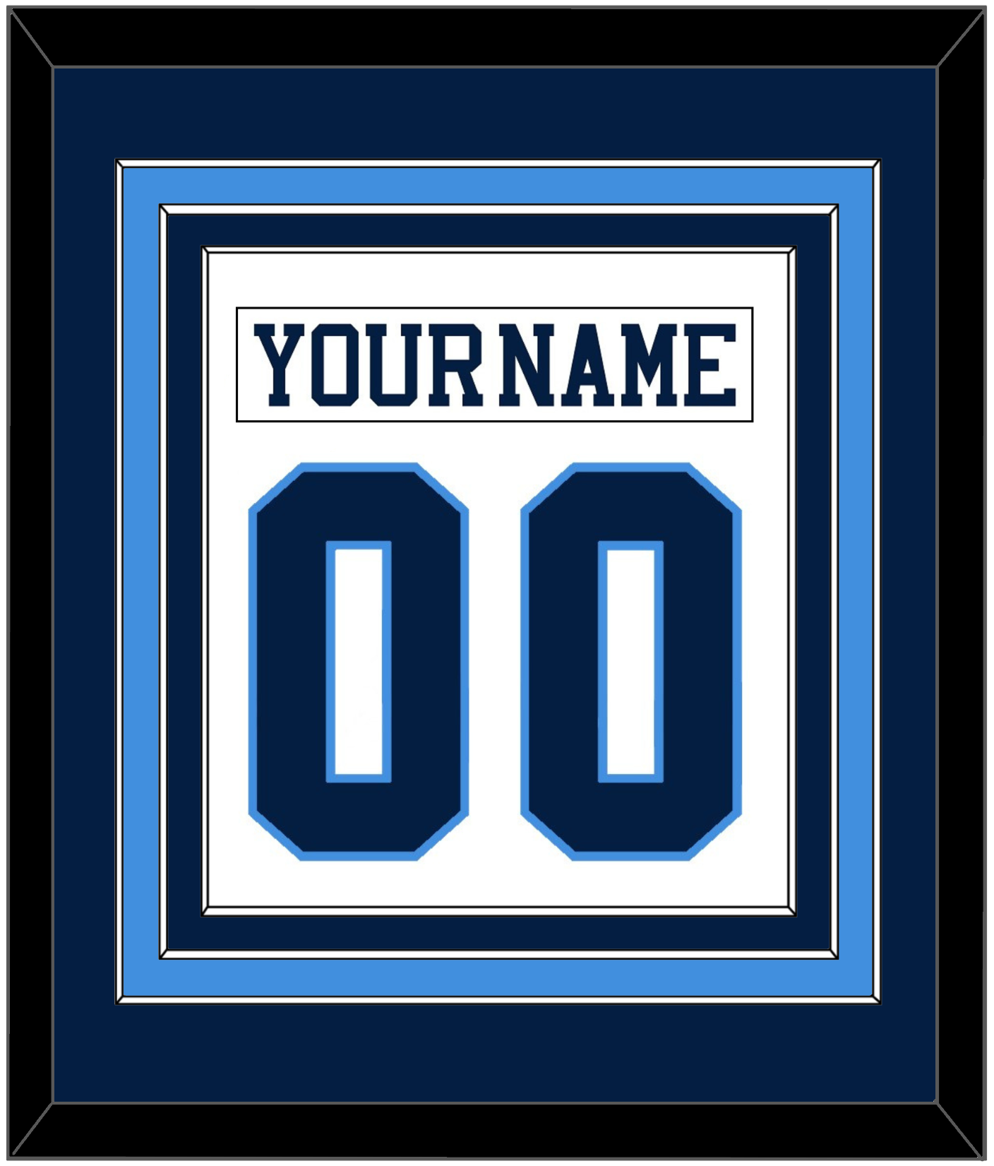 Pittsburgh Nameplate & Number (Back) Combined - Home White (1977-1980) - Premier Tier 2