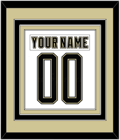 Pittsburgh Nameplate & Number (Back) Combined - 2014 Stadium Series White - Premier Tier 3