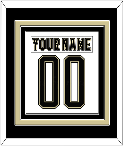 Pittsburgh Nameplate & Number (Back) Combined - 2014 Stadium Series White - Premier Tier 2