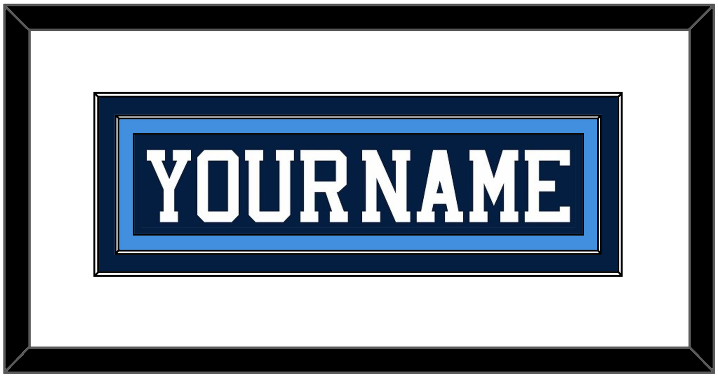 Pittsburgh Nameplate - Road Blue (1977-1980) - Signature Tier 1