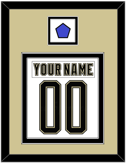 Pittsburgh Nameplate & Number (Back) Combined With Jersey Patch - 2014 Stadium Series White - Signature Tier 2