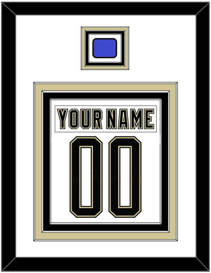 Pittsburgh Nameplate & Number (Back) Combined With Jersey Patch - 2014 Stadium Series White - Premier Tier 1