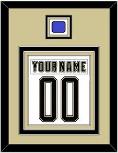 Pittsburgh Nameplate & Number (Back) Combined With Jersey Patch - 2014 Stadium Series White - Triple Mat 2