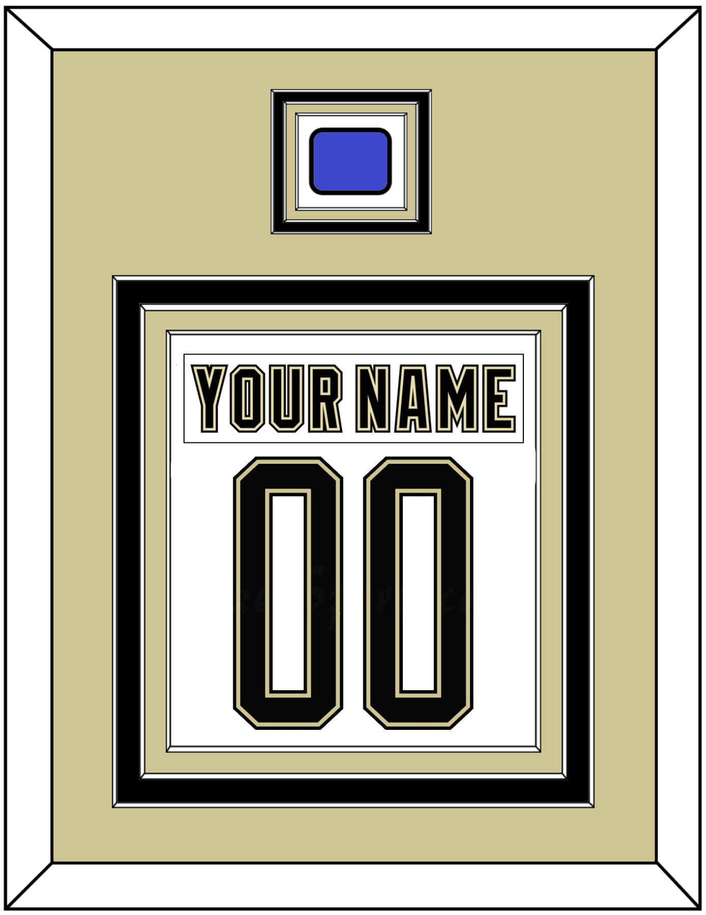 Pittsburgh Nameplate & Number (Back) Combined With Jersey Patch - 2014 Stadium Series White - Premier Tier 2
