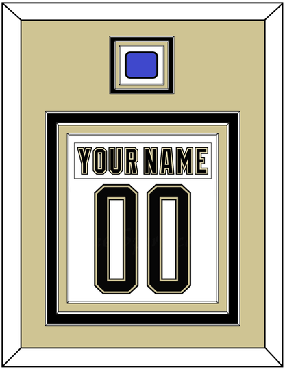 Pittsburgh Nameplate & Number (Back) Combined With Jersey Patch - 2014 Stadium Series White - Premier Tier 2