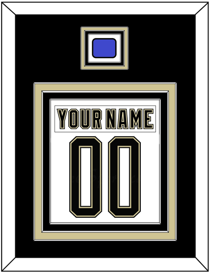 Pittsburgh Nameplate & Number (Back) Combined With Jersey Patch - 2014 Stadium Series White - Premier Tier 3