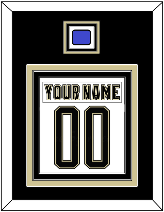 Pittsburgh Nameplate & Number (Back) Combined With Jersey Patch - 2014 Stadium Series White - Premier Tier 3