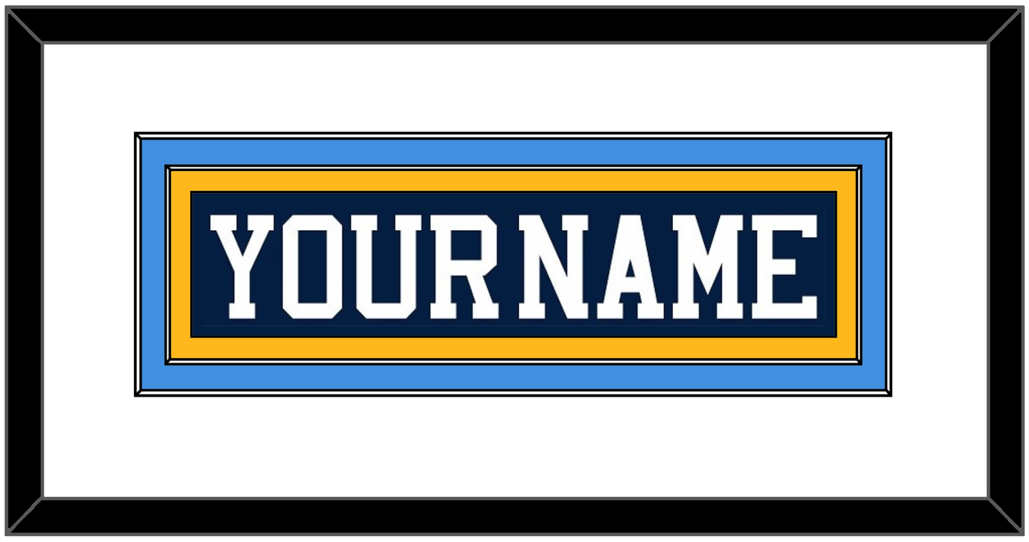 Pittsburgh Nameplate - Road Blue (1977-1980) - Signature Tier 2