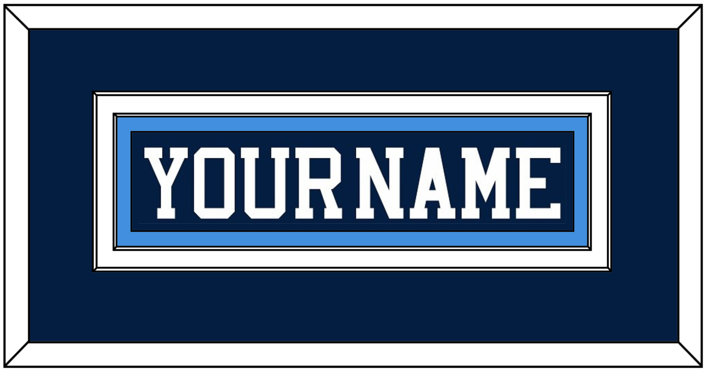 Pittsburgh Nameplate - Road Blue (1977-1980) - Signature Tier 3