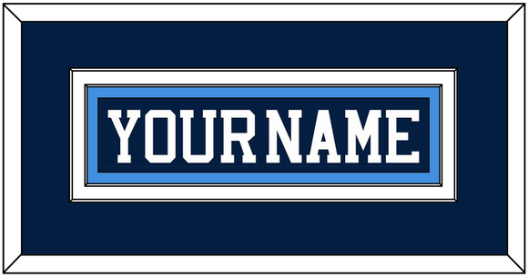 Pittsburgh Nameplate - Road Blue (1977-1980) - Double Mat 3