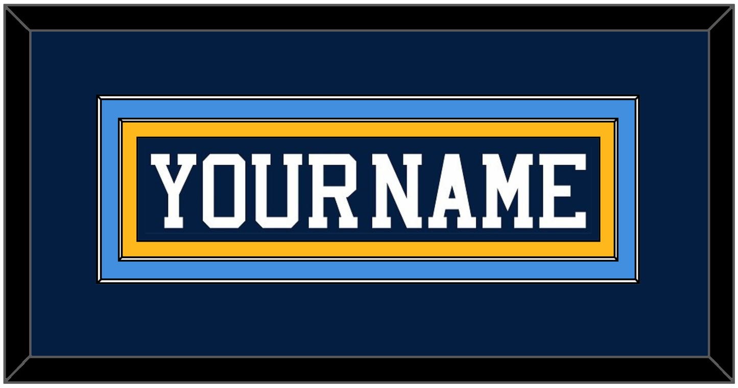 Pittsburgh Nameplate - Road Blue (1977-1980) - Signature Tier 4
