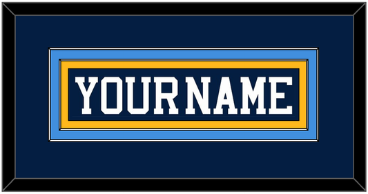 Pittsburgh Nameplate - Road Blue (1977-1980) - Signature Tier 4