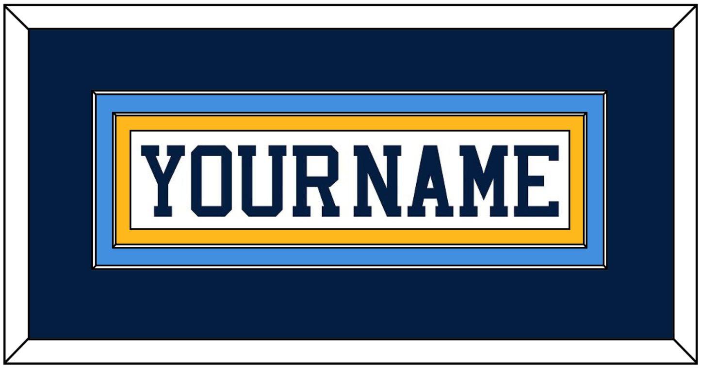 Pittsburgh Nameplate - Home White (1977-1980) - Signature Tier 3