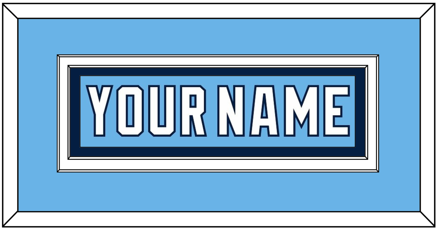 Pittsburgh Nameplate - 2008 Winter Classic Powder Blue - Signature Tier 2