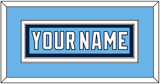 Pittsburgh Nameplate - 2008 Winter Classic Powder Blue - Signature Tier 2