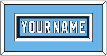 Pittsburgh Nameplate - Alternate Powder Blue (2008-2011) - Signature Tier 2