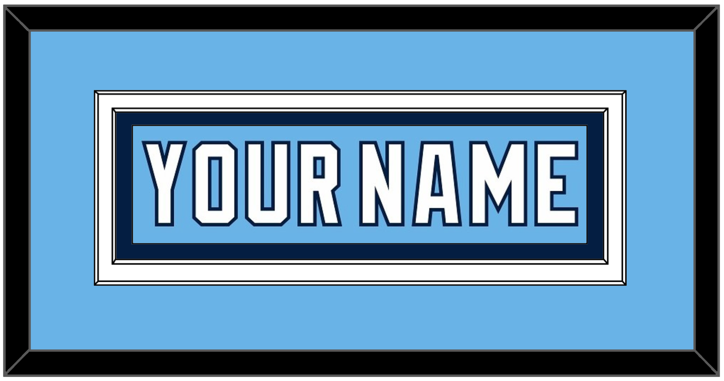 Pittsburgh Nameplate - 2008 Winter Classic Powder Blue - Signature Tier 2