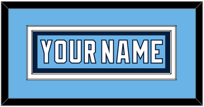 Pittsburgh Nameplate - 2008 Winter Classic Powder Blue - Signature Tier 2