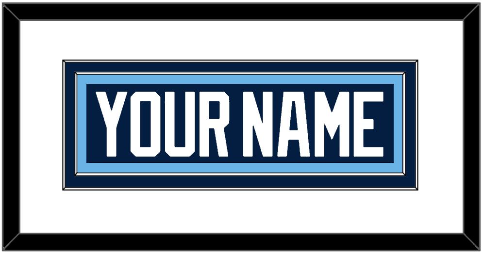 Pittsburgh Nameplate - 2011 Winter Classic Blue - Signature Tier 1