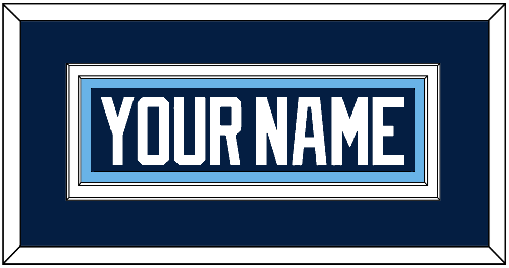 Pittsburgh Nameplate - 2011 Winter Classic Blue - Signature Tier 2