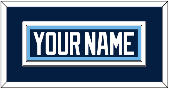 Pittsburgh Nameplate - 2011 Winter Classic Blue - Double Mat 2