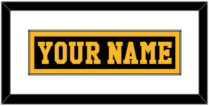 Pittsburgh Nameplate - Road Black (1984-1988) - Essential Tier 1