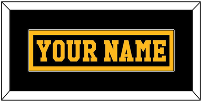 Pittsburgh Nameplate - Road Black (1984-1988) - Essential Tier 3