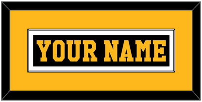Pittsburgh Nameplate - Road Black (1984-1988) - Essential Tier 2