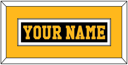 Pittsburgh Nameplate - Road Black (1984-1988) - Essential Tier 2