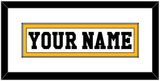 Pittsburgh Nameplate - Home White (1984-1988) - Single Mat 1