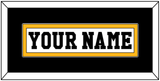 Pittsburgh Nameplate - Home White (1984-1988) - Single Mat 3