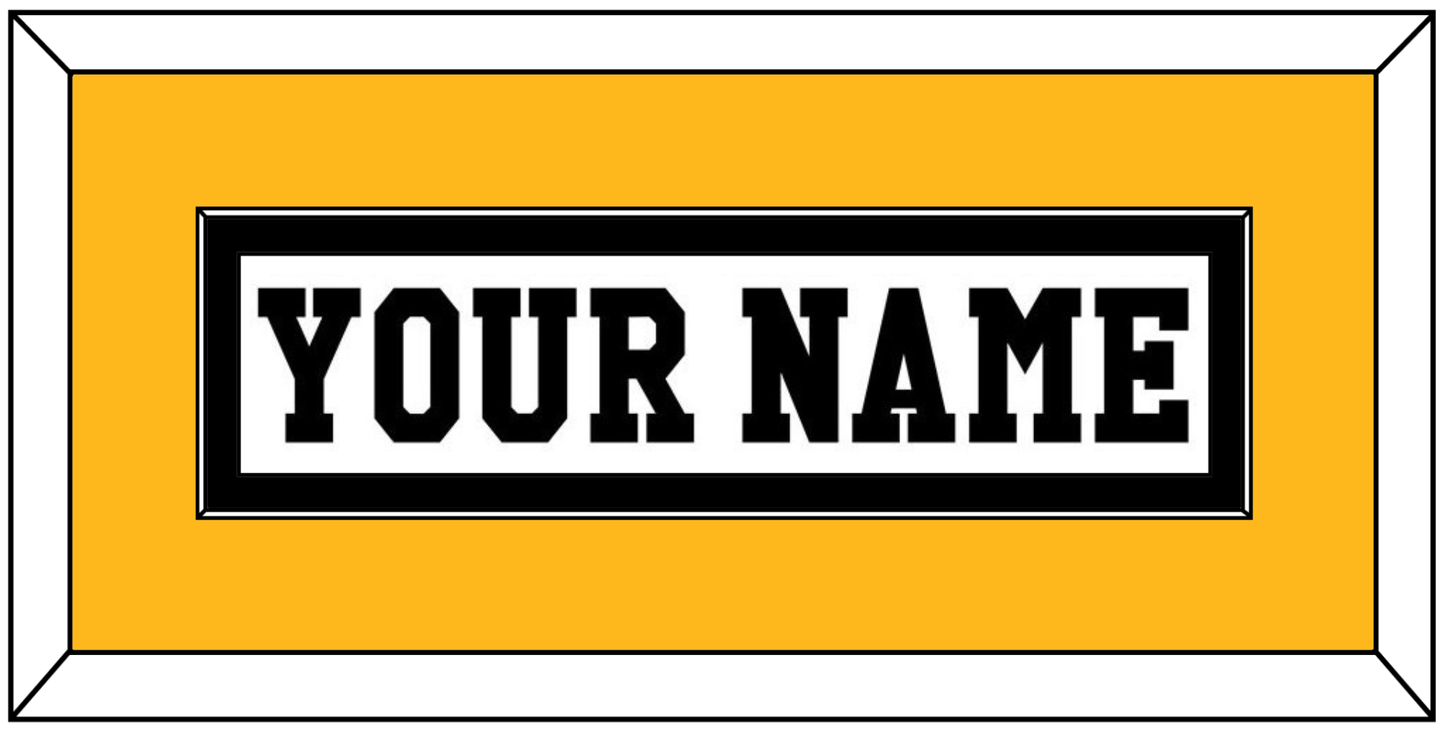 Pittsburgh Nameplate - Home White (1984-1988) - Essential Tier 2