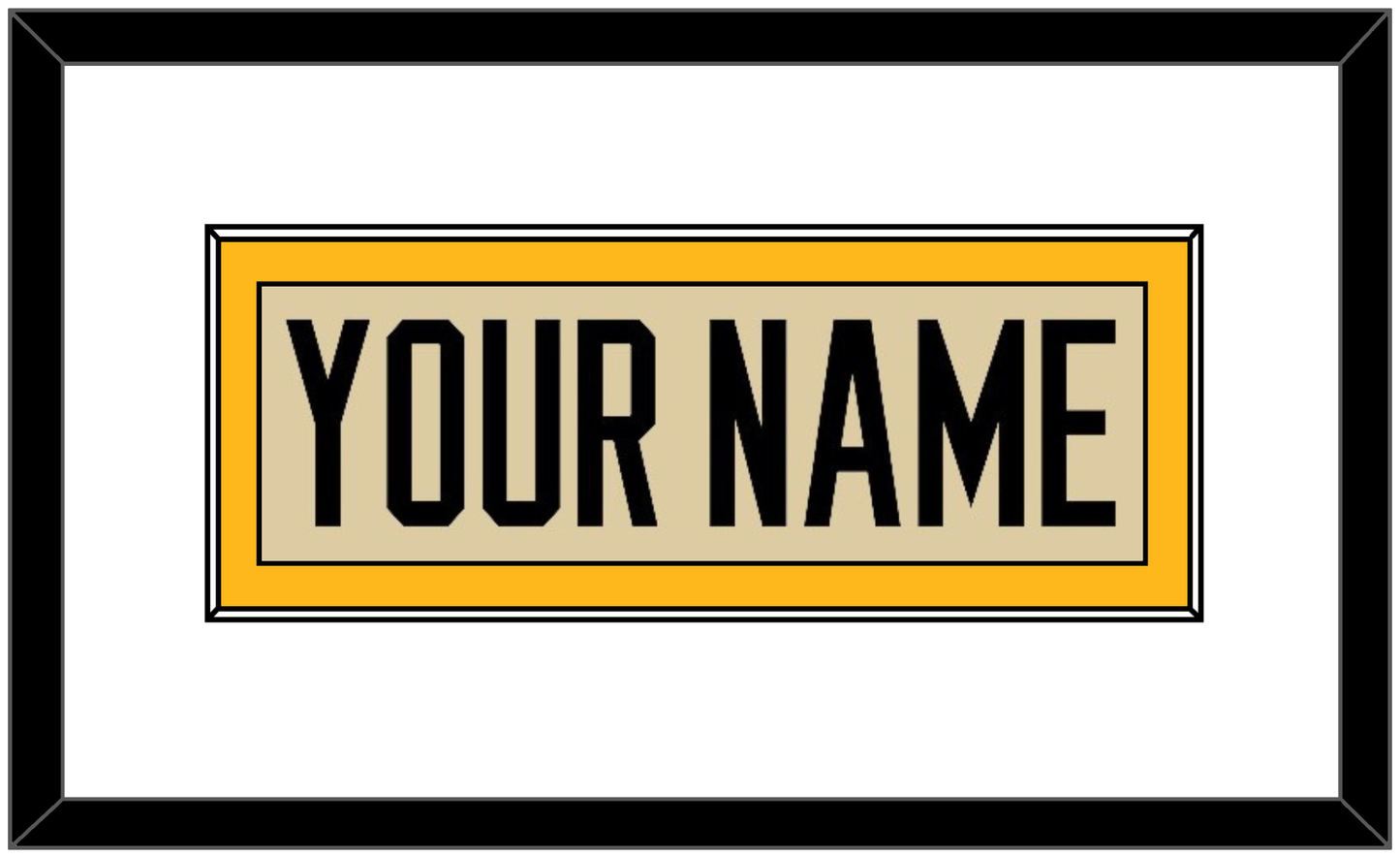 Pittsburgh Nameplate - 2023 Winter Classic Tan - Essential Tier 1