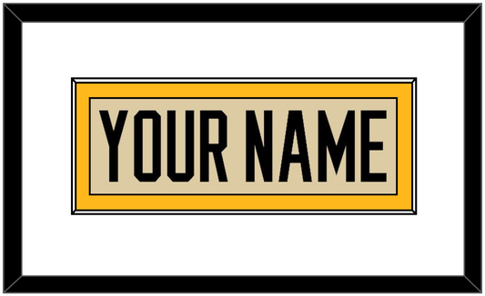 Pittsburgh Nameplate - 2023 Winter Classic Tan - Essential Tier 1