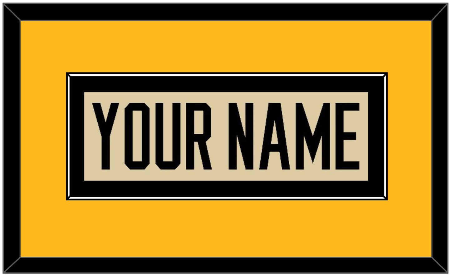 Pittsburgh Nameplate - 2023 Winter Classic Tan - Essential Tier 3