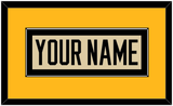 Pittsburgh Nameplate - 2023 Winter Classic Tan - Single Mat 3