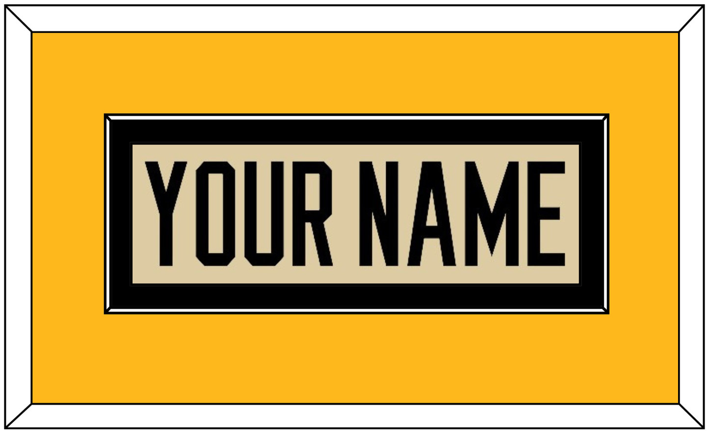 Pittsburgh Nameplate - 2023 Winter Classic Tan - Essential Tier 3