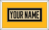 Pittsburgh Nameplate - 2023 Winter Classic Tan - Single Mat 3