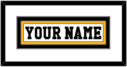 Pittsburgh Nameplate - Home White (1984-1988) - Signature Tier 1