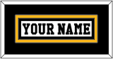 Pittsburgh Nameplate - Home White (1984-1988) - Double Mat 3