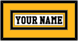 Pittsburgh Nameplate - Home White (1984-1988) - Double Mat 2